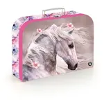 Oxybag KÔŇ ROMANTIC Detský kufrík, sivá, veľkosť