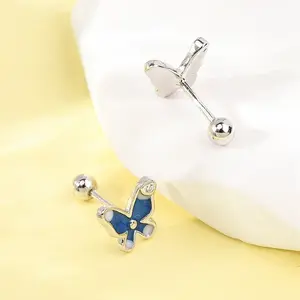 S999 Fine Silver Stud Earrings