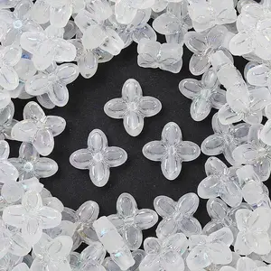Frosted Transparent Acrylic Beads