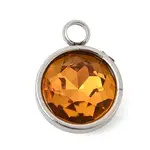 Birthstone Theme November 304 Stainless Steel Pendants