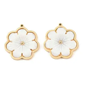 Natural White Shell Pendants