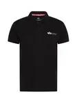 ALPHA INDUSTRIES Tričko  čierna / biela