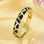 Enamel Stripe Bangle
