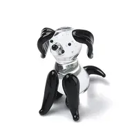 Handmade Lampwork Dog Display Decorations