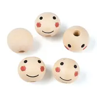 Printed Schima Wood Beads