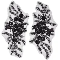 3D Flower Polyester Embroidery Sew on Appliques