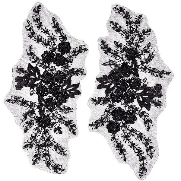 3D Flower Polyester Embroidery Sew on Appliques