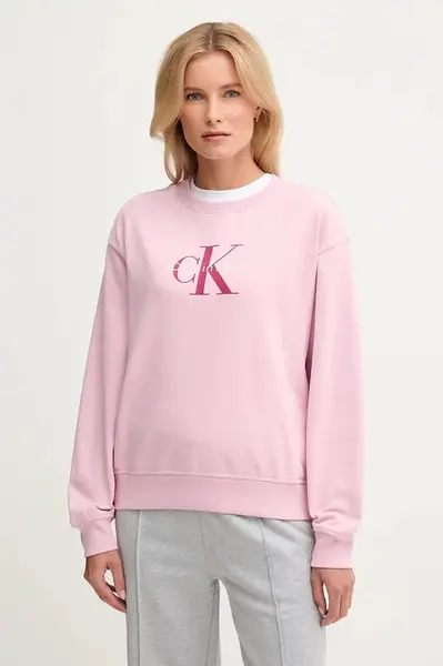 Calvin Klein Jeans mikina dámská s bavlnou