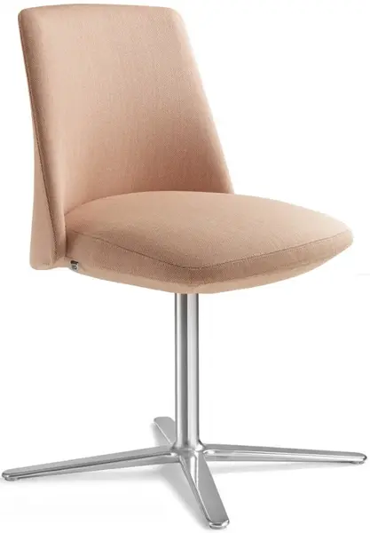 LD SEATING Konferenční křeslo MELODY DESIGN 770, F25-N6, kříž hliník leštěný