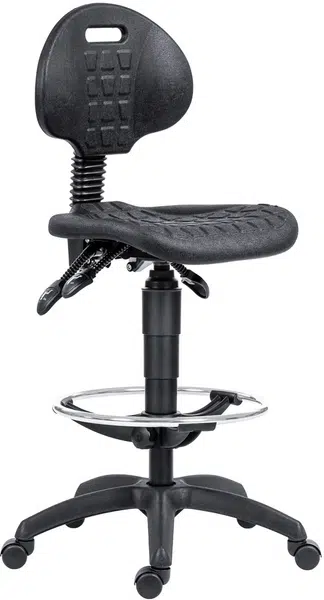 ANTARES dílenská židle 1290 5050 PU ASYN, plast, extend, kolečka