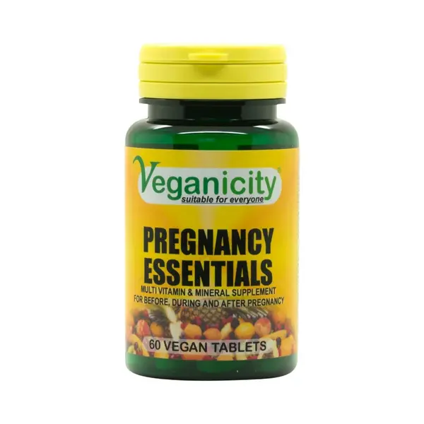 Veganicity Pregnancy Essentials - Vitamíny a minerály pre tehotenstvo, 60 tabliet