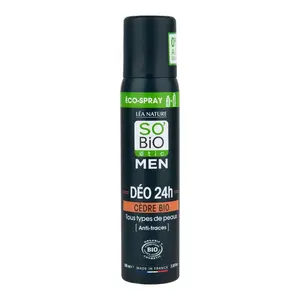 SO’BiO étic Men 24h Přírodní deodorant ECO sprej 24h Cedr BIO 100 ml