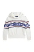 Dětská mikina Polo Ralph Lauren bílá barva, s potiskem, 313952121001