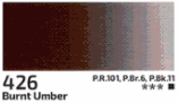 Akrylová barva Rosa 200ml – 426 burnt umber