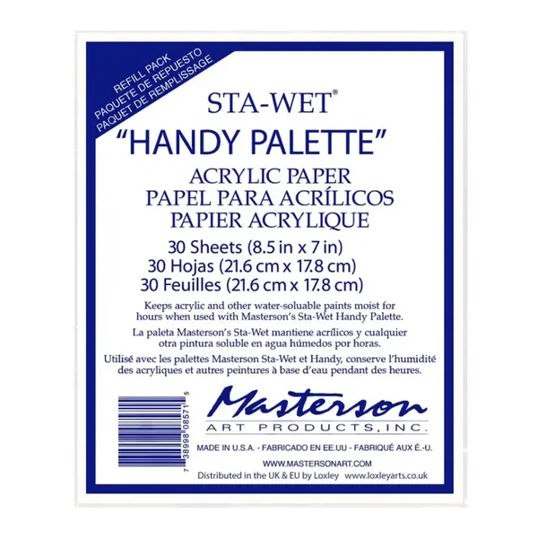 Náhradní papíry pro paletu Masterson Sta-Wet Handy