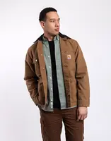 Carhartt WIP Michigan Coat Hamilton Brown / Tobacco rinsed S
