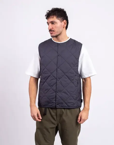 Gramicci Thermal Insulation Quilted Vest BLACK L