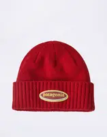 Patagonia Brodeo Beanie Oval Logo: Amanita Red