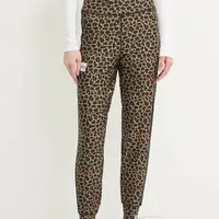 Sportovní kalhoty Eivy Journey dámské, zelená barva, vzorované, A00385010