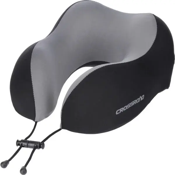 Crossroad COMFORT Anatomicky tvarovaný cestovný vankúšik na krk, čierna, veľkosť
