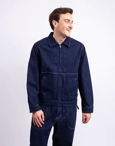 Gramicci Japanese Slub Denim Jacket INDIGO S