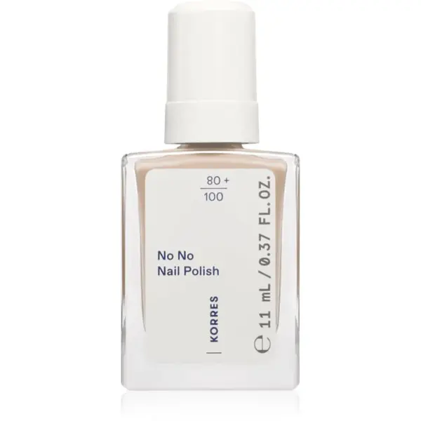 Korres No No Nail Polish ošetrujúci lak na nechty odtieň 34 Sand 11 ml