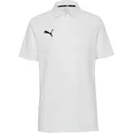 PUMA Funkčné tričko 'TeamGoal'  čierna / biela