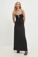 Šaty Answear.LAB černá barva, maxi