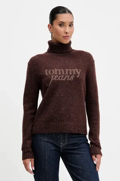 Svetr s příměsí vlny Tommy Jeans