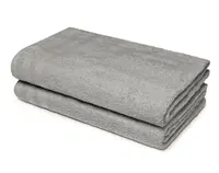 Velká osuška Miami 100x150 cm, strieborná%