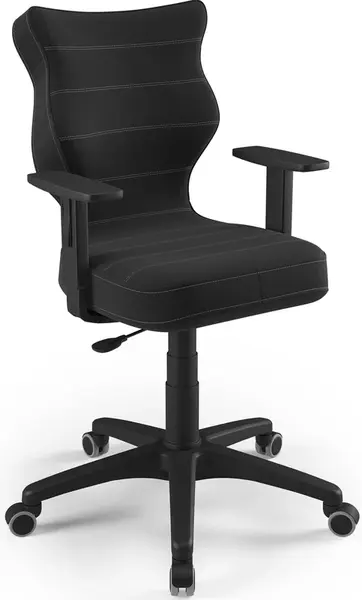 ENTELO Dětská židle DUO Black 6, grafit Velvet  17