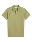 PUMA Tričko 'Team'  olivová / biela