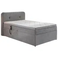 Carryhome POSTEL BOXSPRING, 100/200 cm, světle šedá