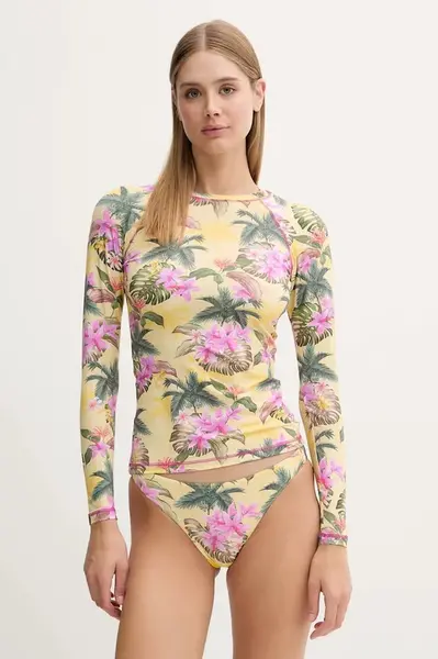 Plavecké tričko s dlouhým rukávem Banana Moon Limetropic