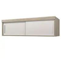 Nástavec na skříň Vista Barva korpusu: Dub - sonoma, Dveře: Bílé