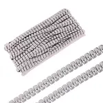 Rectangle Plastic Beaded Trimming