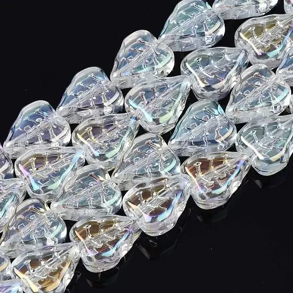 Electroplate Glass Beads Strands