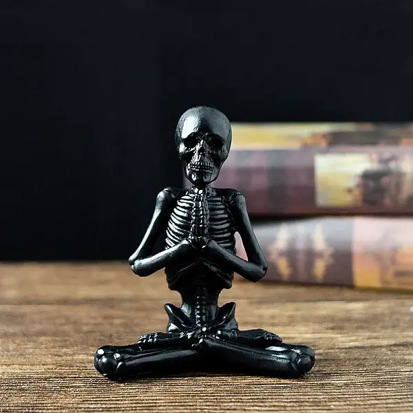 Resin Yoga Skeleton Figurines