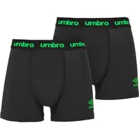 Umbro BOXER SHORT 2 PACK Pánske boxerky, čierna, veľkosť