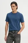 Tričko G-Star Slim base modrá barva, D19070-C723