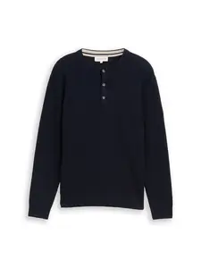 TOM TAILOR Sveter  tmavomodrá