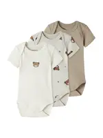 NAME IT Body  tmelová / hnedá / brokátová / prírodná biela