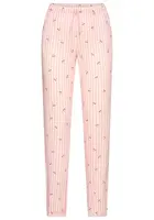 VIVANCE Pyžamové nohavice  ružová / červená / biela