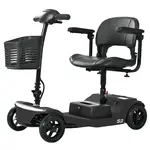 Sweetrich S2 Mobility Scooter 250W Motor 24V 12Ah Battery 6km/h Max Speed 15km Range - Black