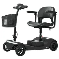 Sweetrich S2 Mobility Scooter 250W Motor 24V 12Ah Battery 6km/h Max Speed 15km Range - Black