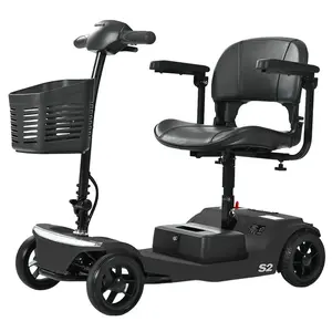 Sweetrich S2 Mobility Scooter 250W Motor 24V 12Ah Battery 6km/h Max Speed 15km Range - Black