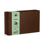 Luxusná darčeková krabička s 2x sypaným čajom, naberačkou na med a sitkom Zelený pás - z lásky