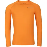 PROGRESS MA NDR 125 Pánské merino triko s dlouhým rukávem, oranžová, velikost