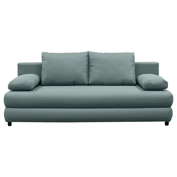 P & B ROZKLÁDACÍ POHOVKA, textil, mátově zelená