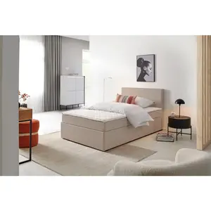 P & B AMERICKÁ POSTEL, 140/200 cm, pískové barvy